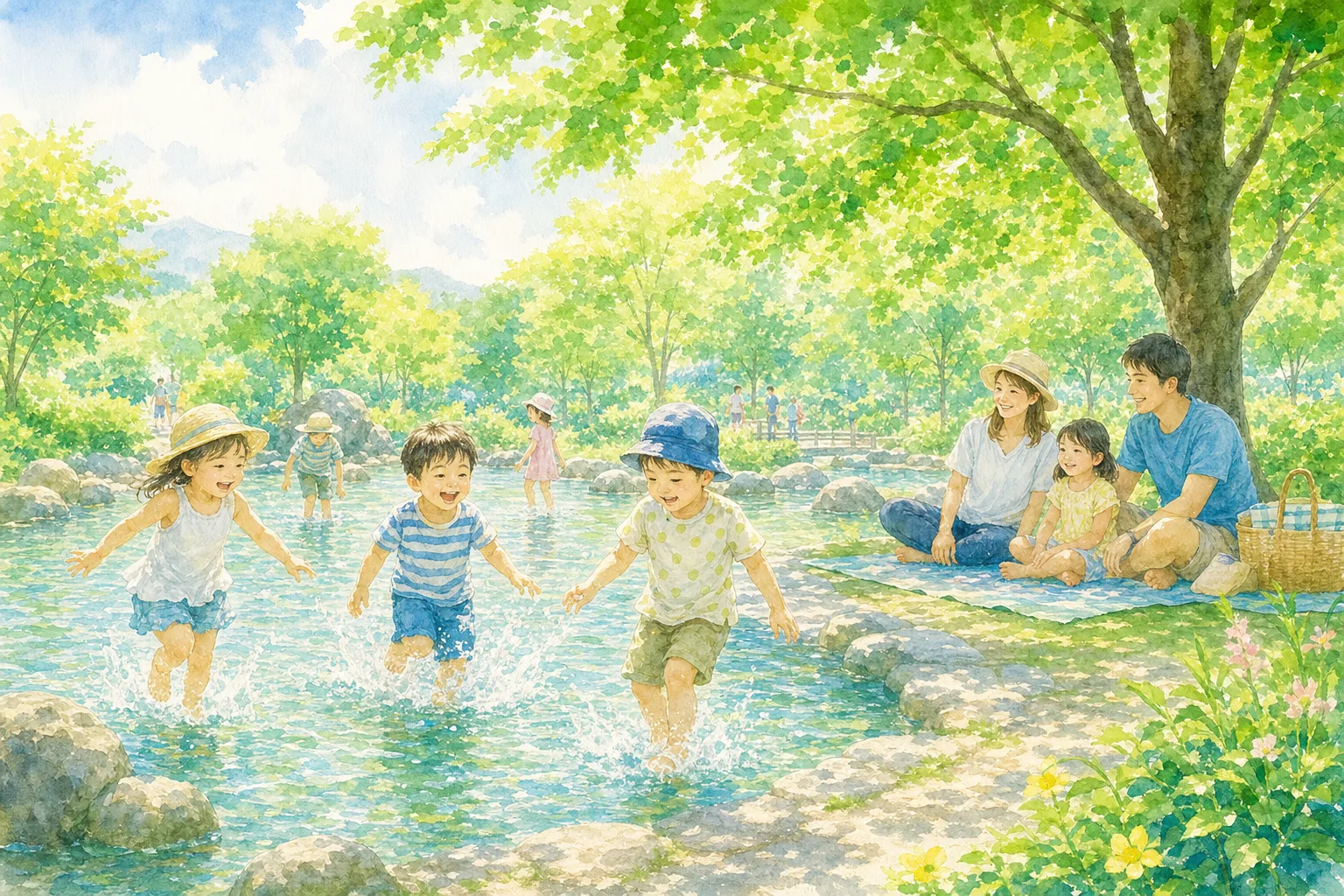 2026年 県立青葉の森公園 水の広場 1日満喫コース
