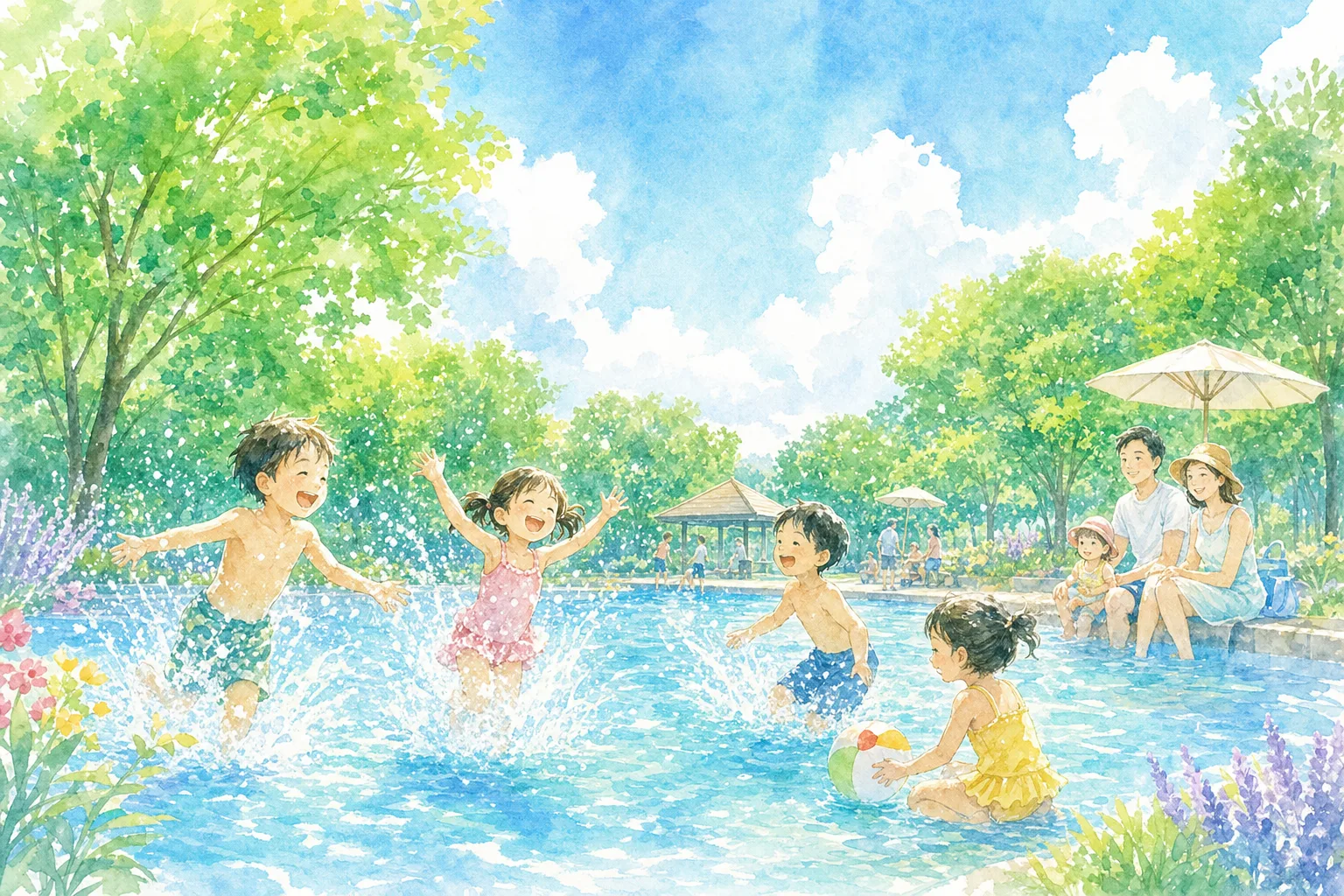2026年 下川原公園プール 1日満喫コース