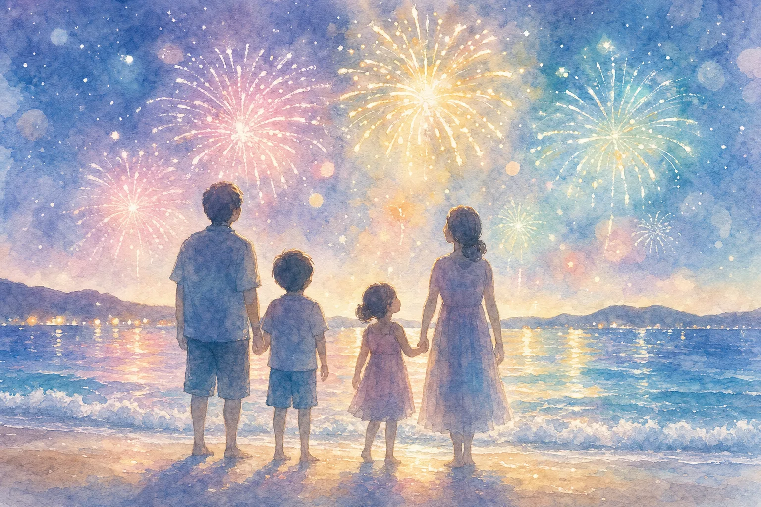 稲取温泉花火演舞 会場(稲取銀水荘前)