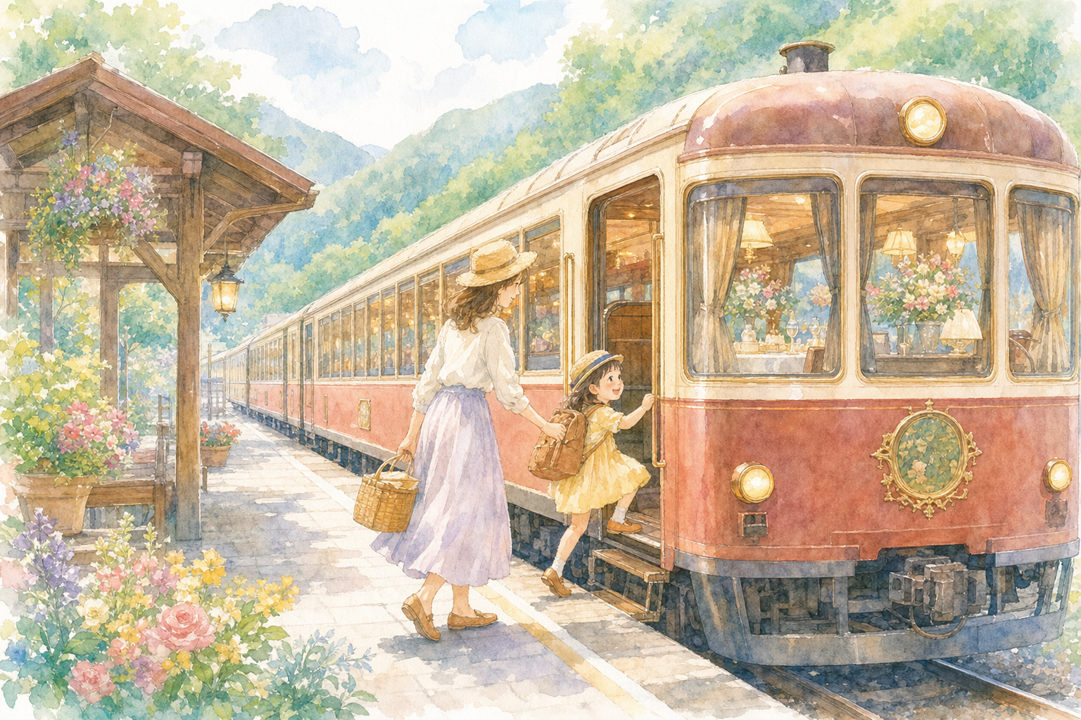 列車のレストラン清流