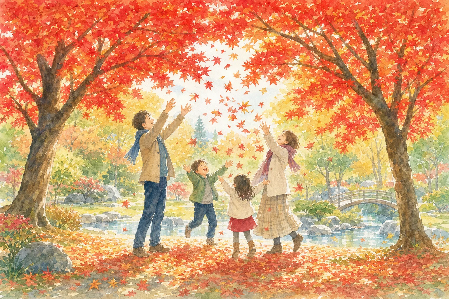 2026年 神奈川県立東高根森林公園の紅葉 1日満喫コース