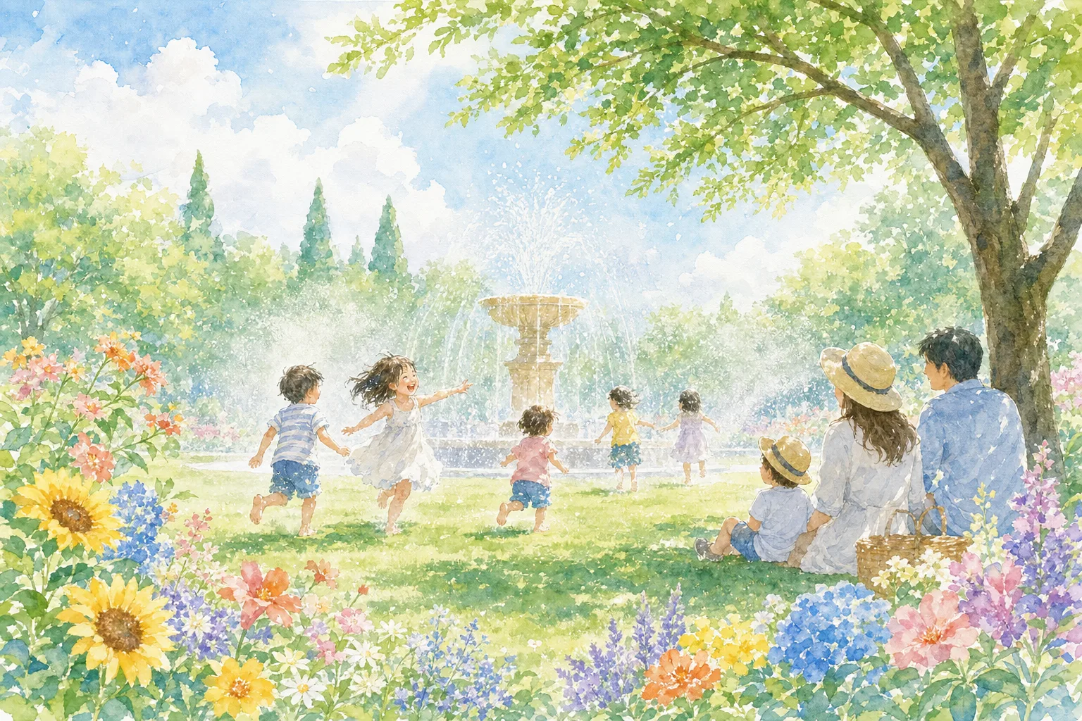 2026年 広島市植物公園 水遊び広場 1日満喫コース