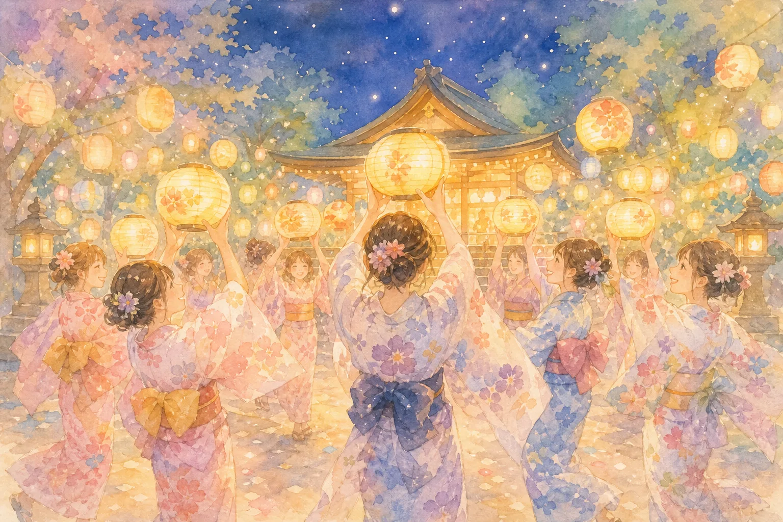 大宮神社(山鹿灯籠まつり 千人灯籠踊り会場)
