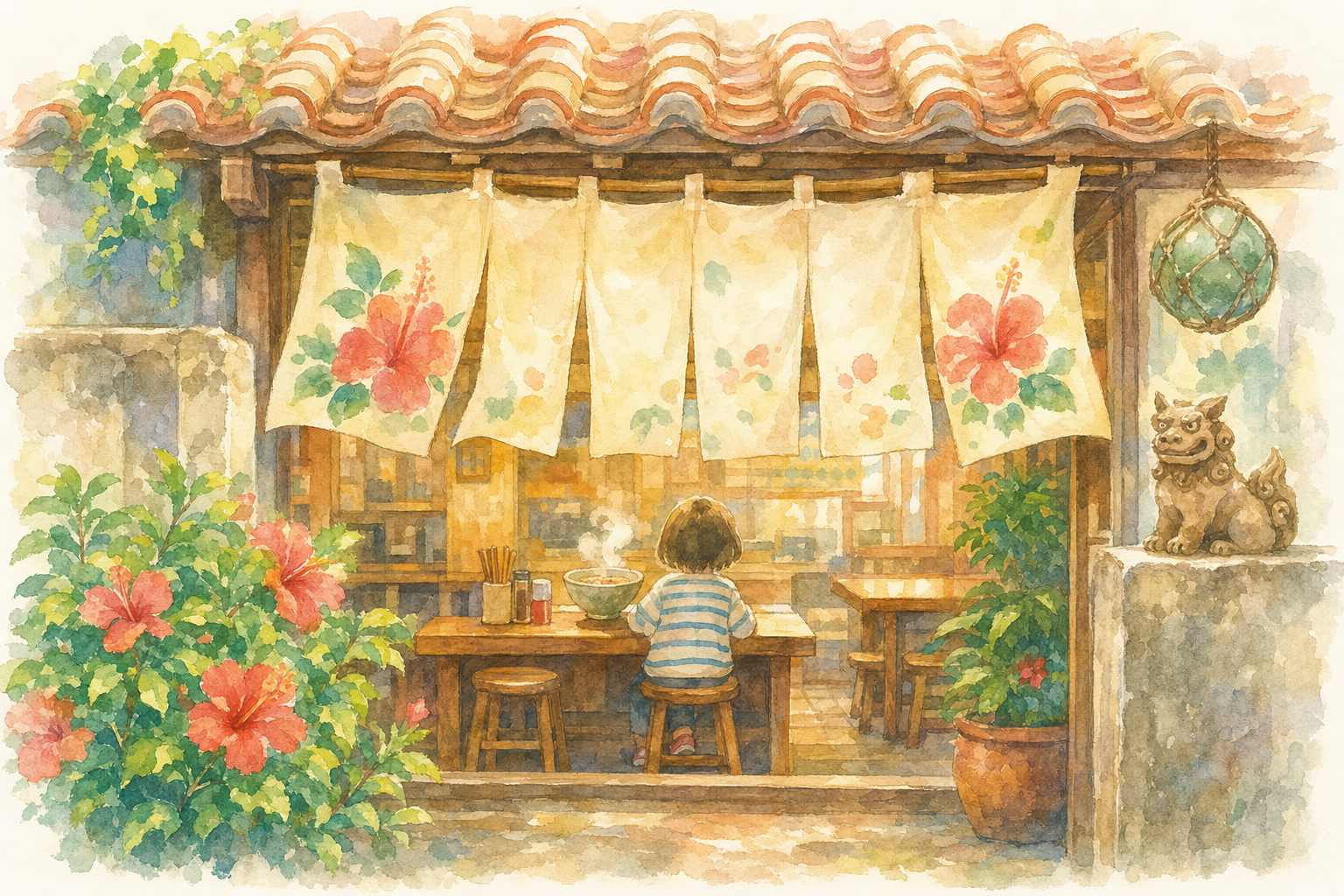 元祖木灰沖縄そば きしもと食堂