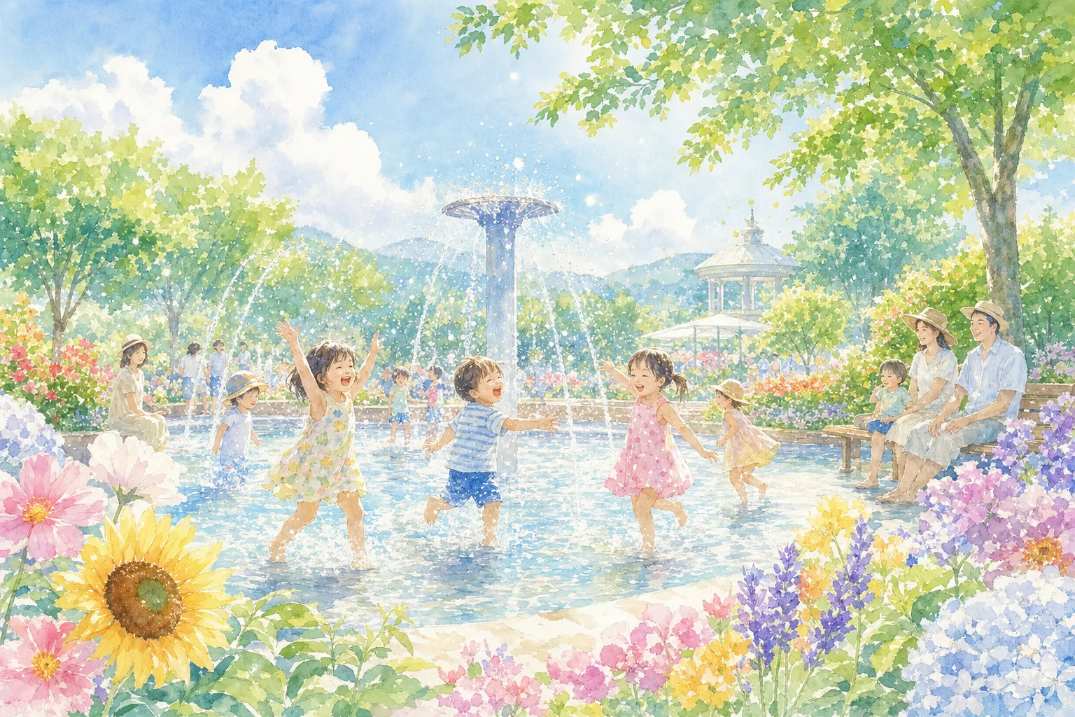 2026年 はままつフラワーパーク こども水遊び広場 1日満喫コース