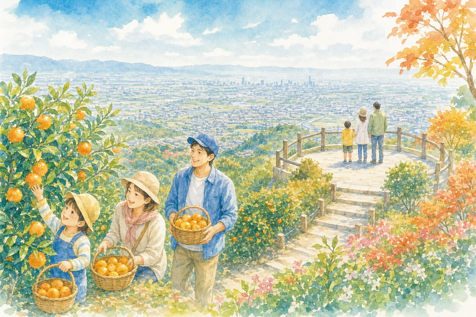 2026年 上の太子観光みかん園の味覚狩り 1日満喫コース