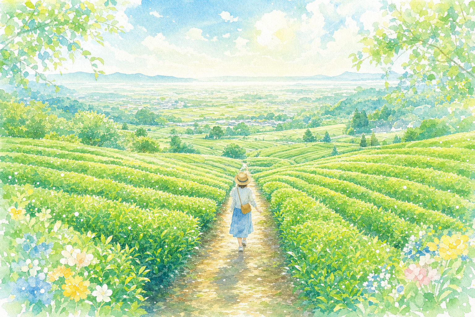 八女中央大茶園 展望所