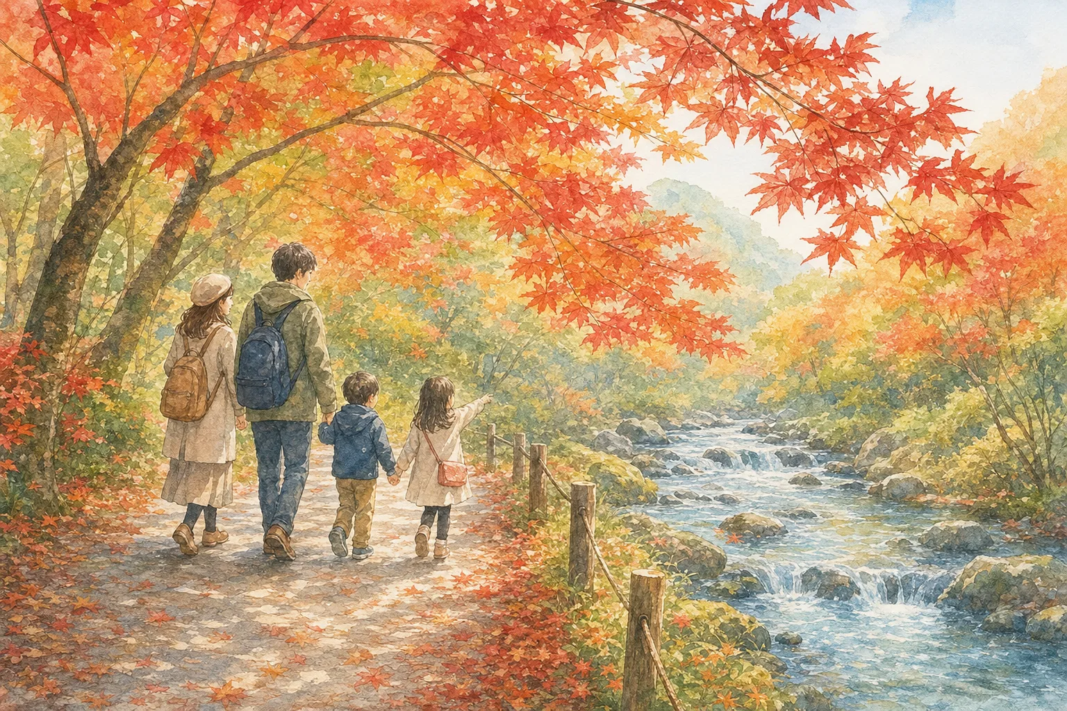 2026年 万葉公園の紅葉 1日満喫コース