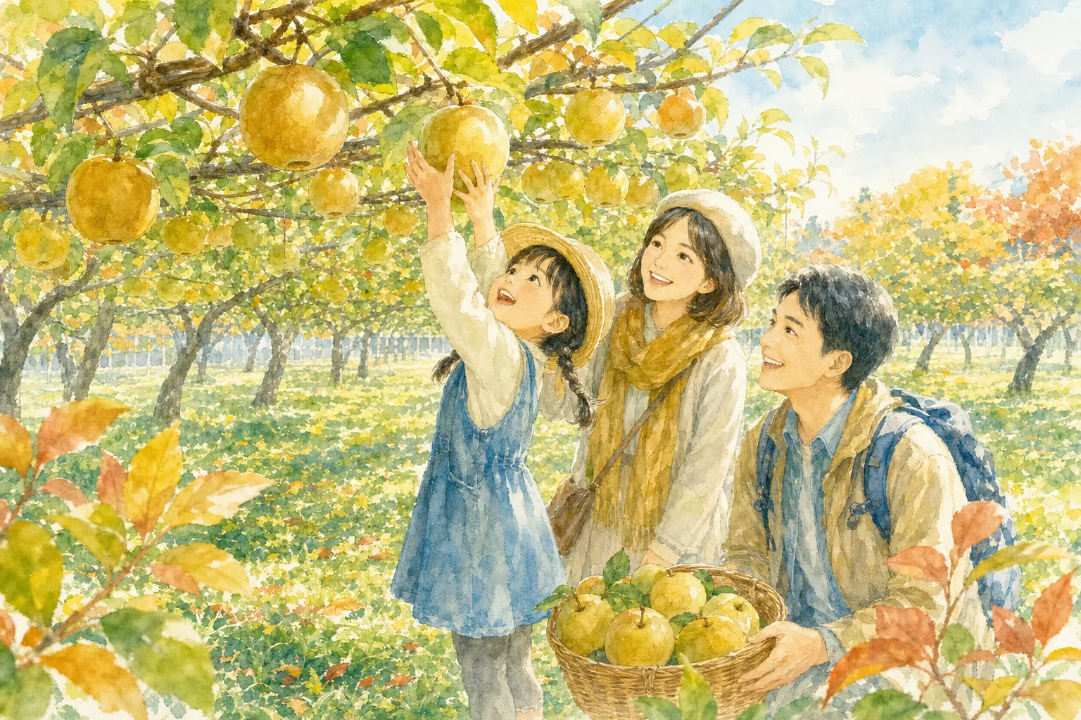 2026年 加賀谷果樹園(梨狩り)の味覚狩り 1日満喫コース