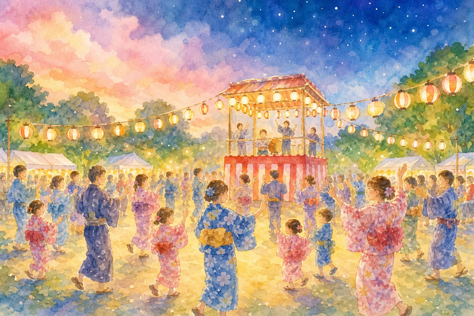 中野セントラルパーク・四季の森公園(中野駅前大盆踊り大会 会場)