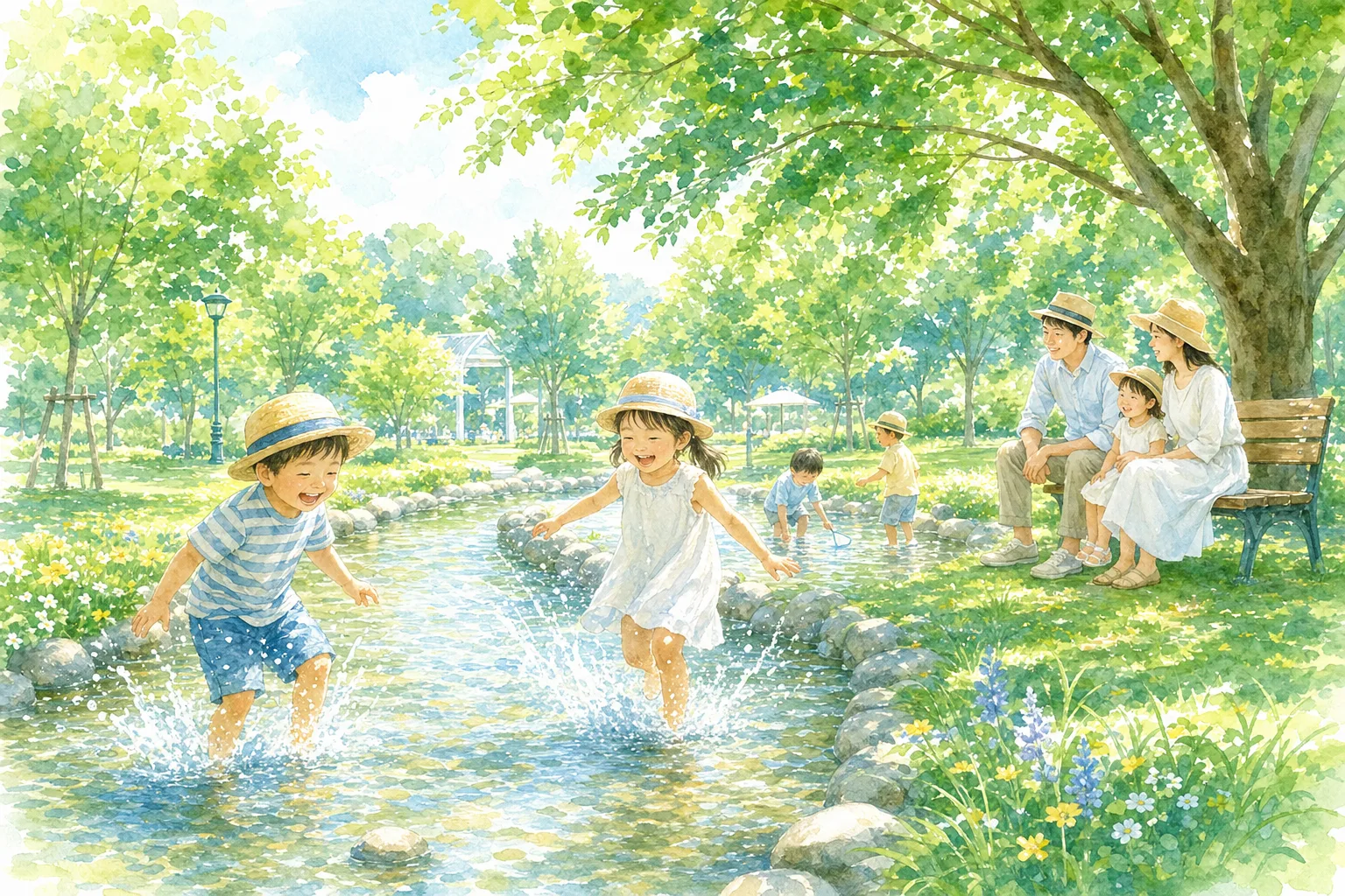2026年 早水公園 せせらぎ水路 1日満喫コース