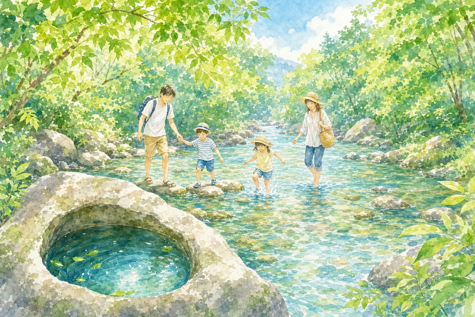2026年 リバートリップオートキャンプ場 赤波川 川遊びエリア 1日満喫コース