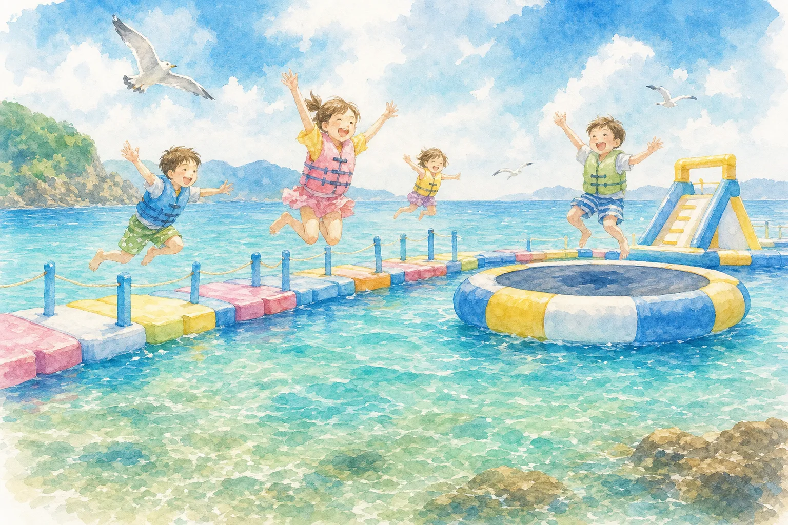 2026年 海上アスレチック たけのチックLagooon 1日満喫コース