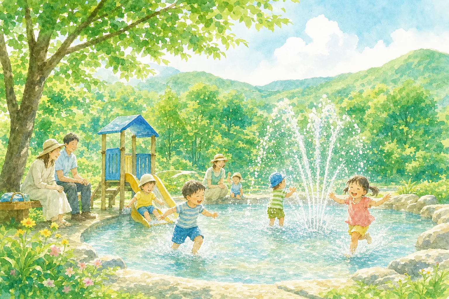 2026年 岐阜県百年公園 じゃぶじゃぶ池 1日満喫コース