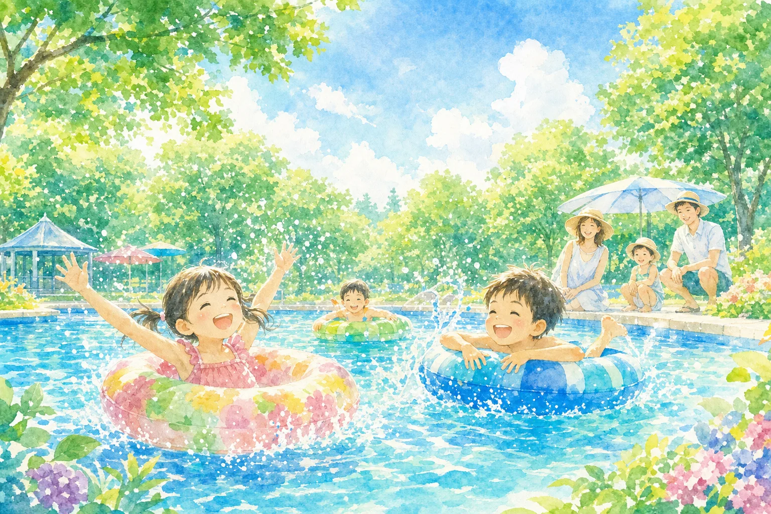 2026年 北雁替公園市民プール 1日満喫コース