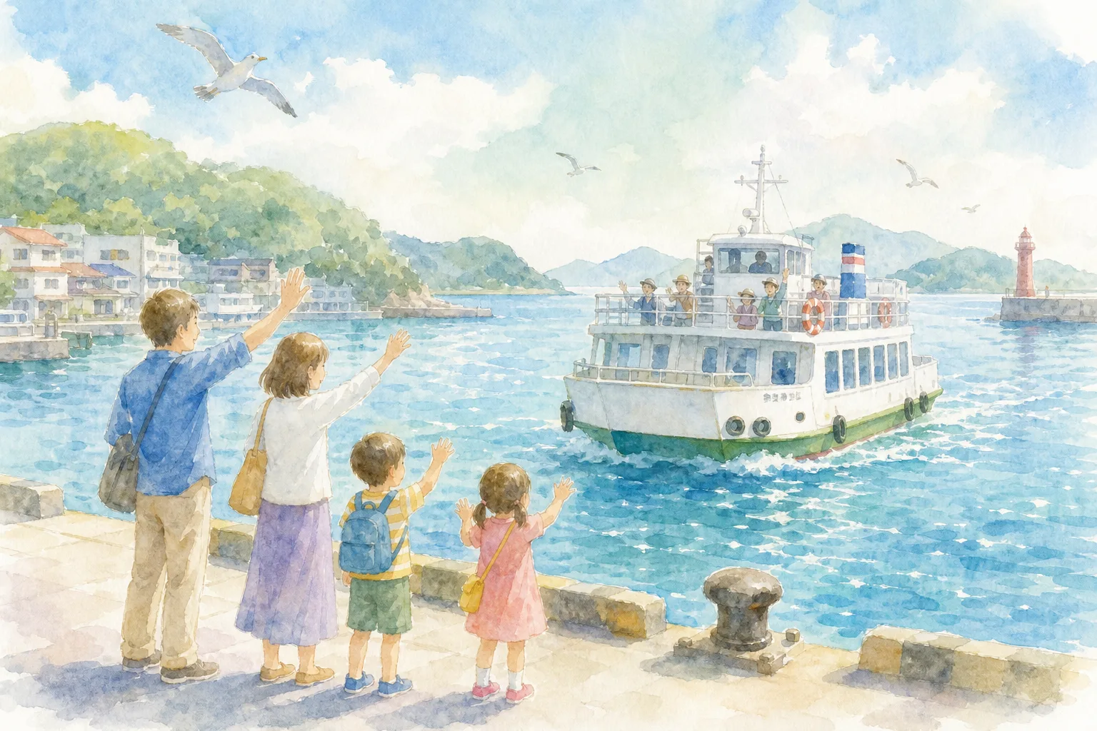 白石島フェリー乗り場