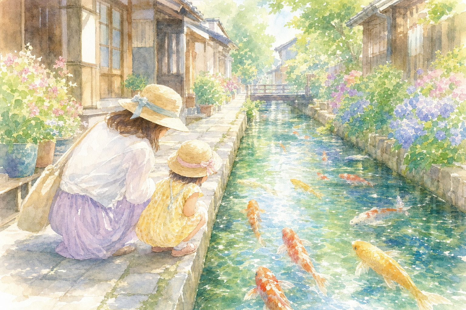 鯉の泳ぐまち