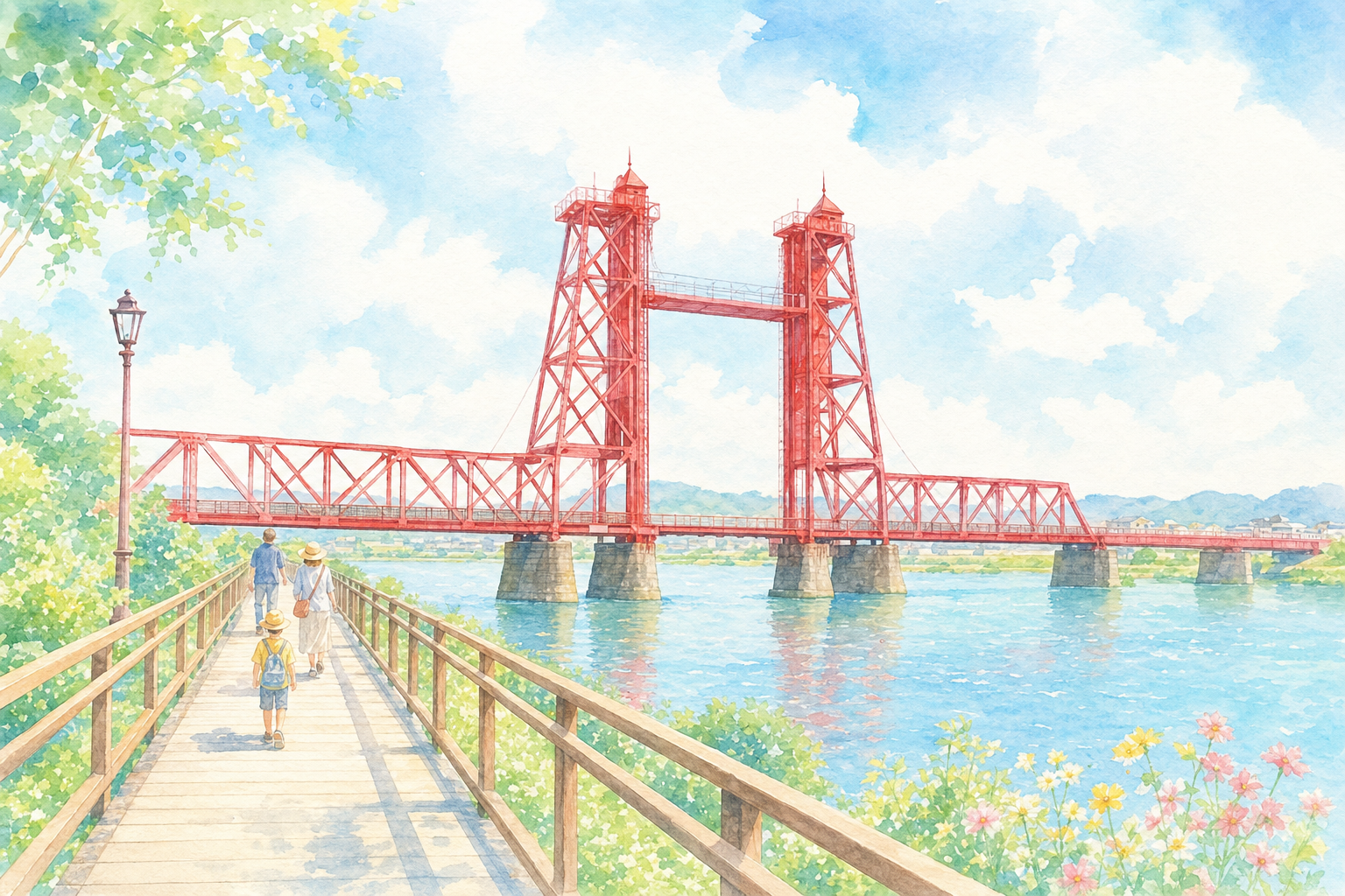 筑後川昇開橋