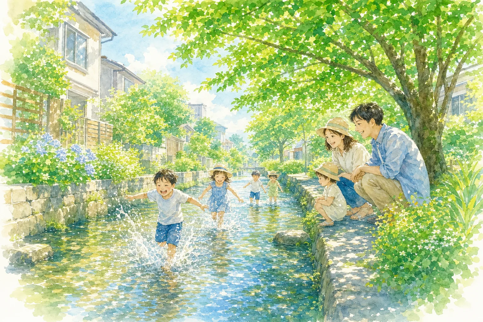 2026年 西亀有せせらぎ公園 水遊び場(D・E・Fゾーン) 1日満喫コース