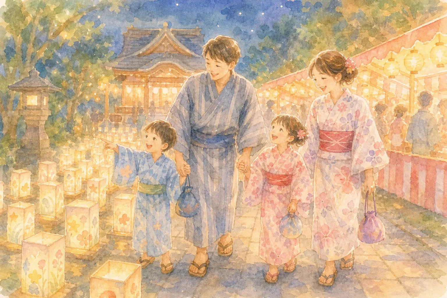 稗田野神社(佐伯燈籠祭会場)