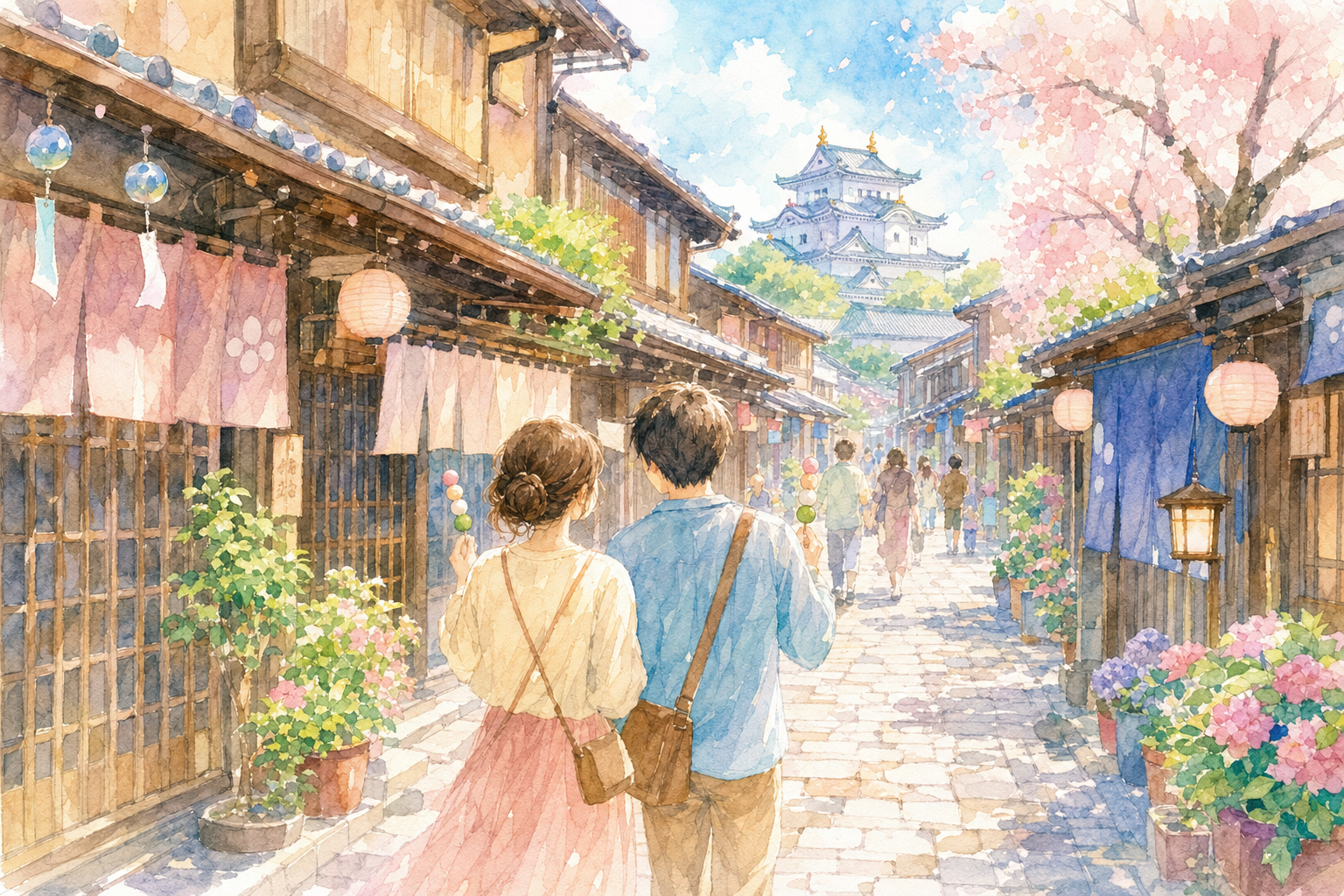 犬山城下町