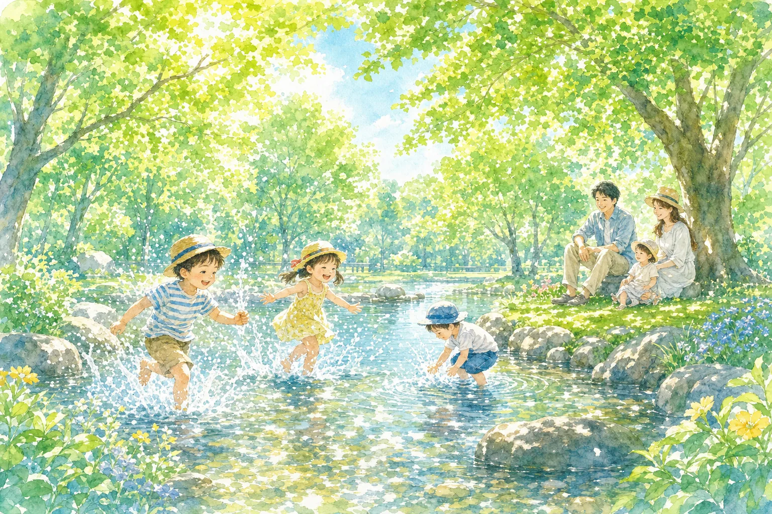 2026年 桐里自然公園 水遊び場 1日満喫コース