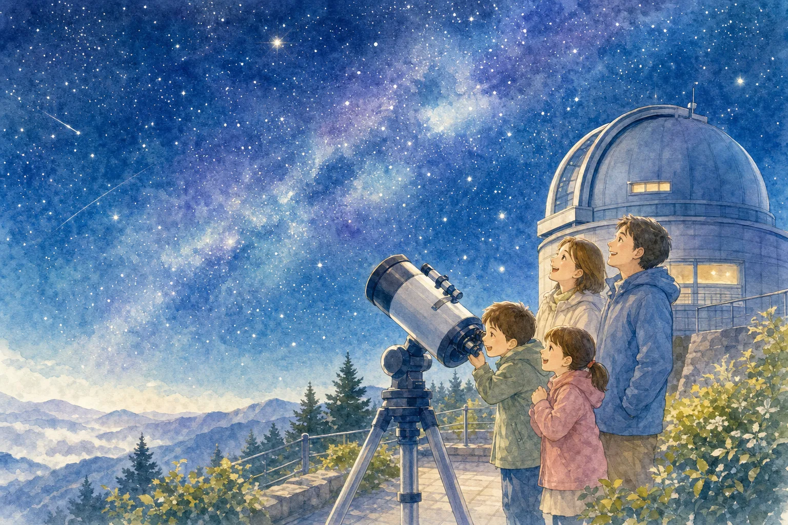 2026年 梶ヶ森天文台の星空 1日満喫コース