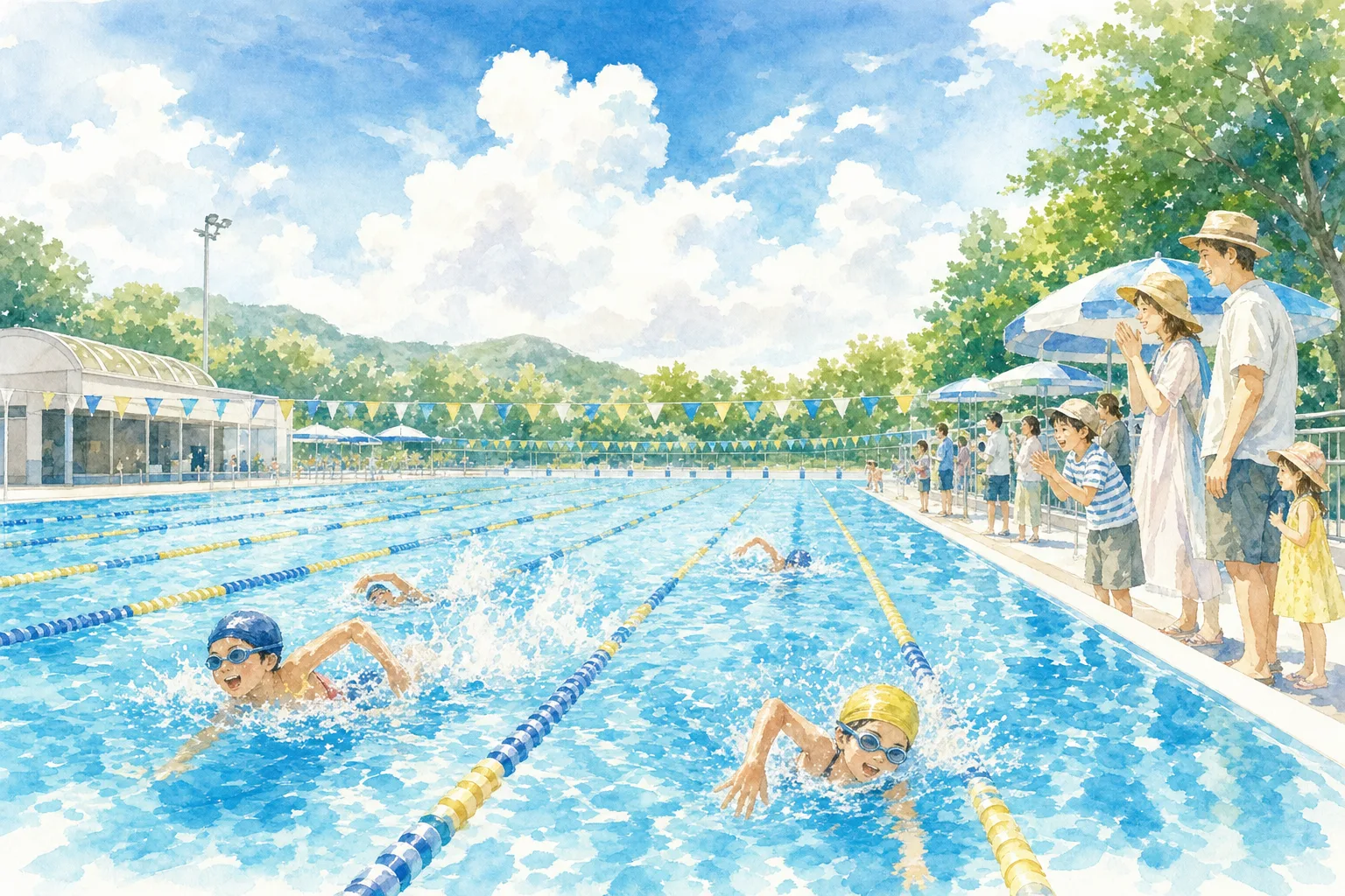 2026年 筑豊緑地 屋外50mプール 1日満喫コース