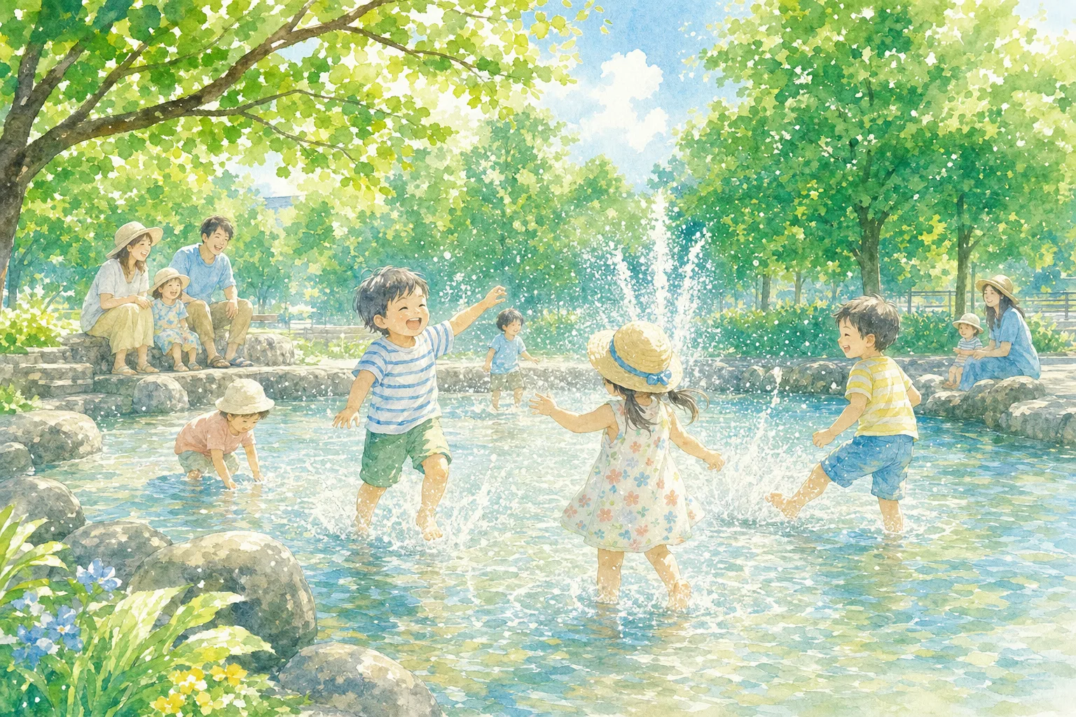 2026年 袋公園 じゃぶじゃぶ池・噴水 1日満喫コース