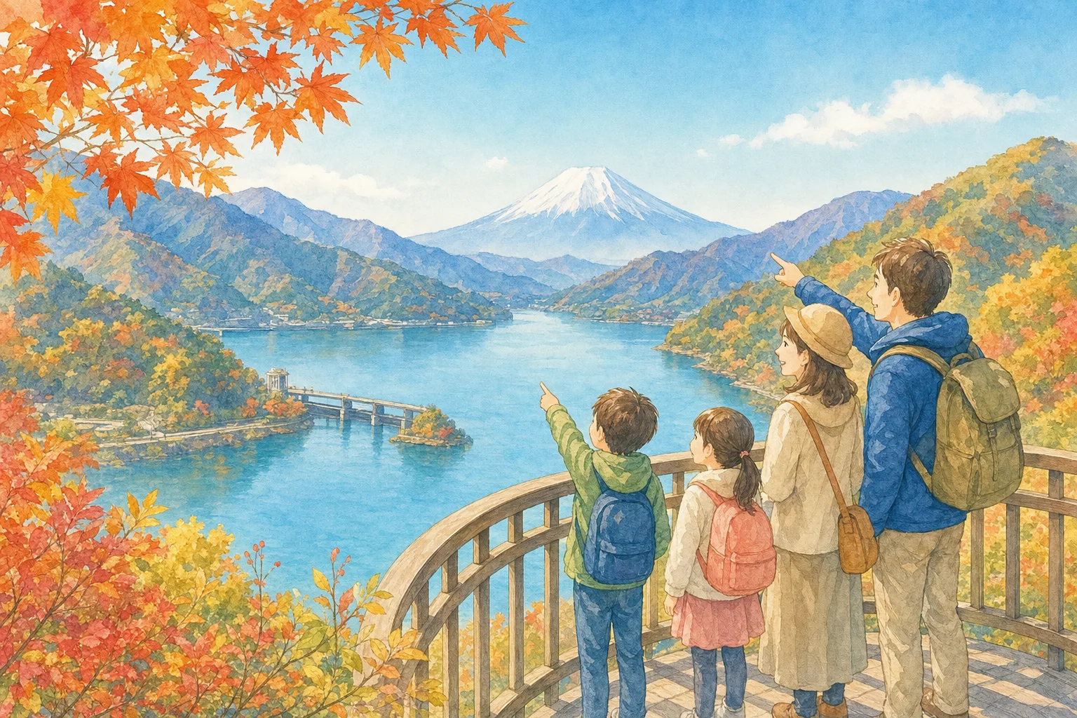 2026年 千代の沢園地の紅葉 1日満喫コース