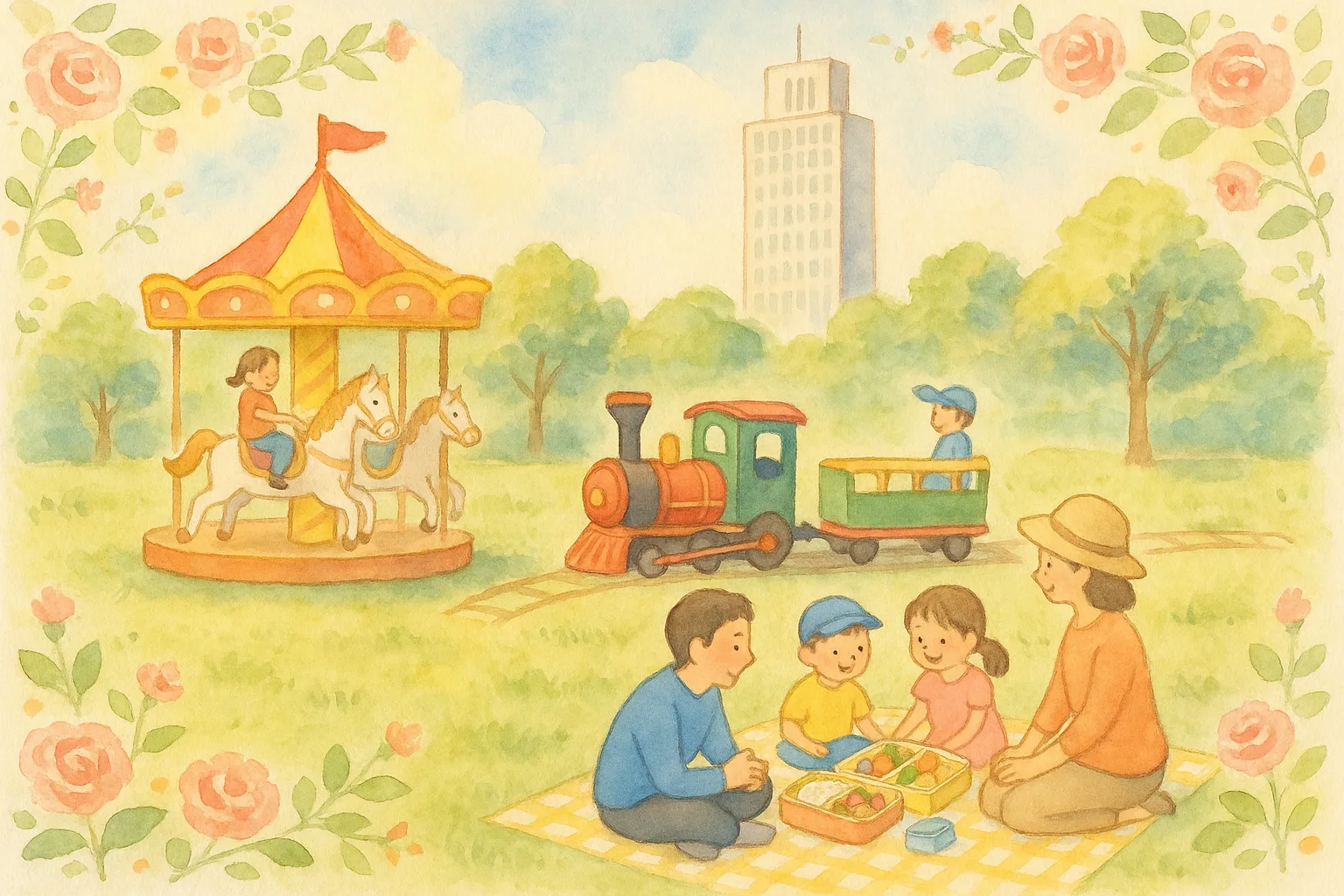 前橋 るなぱあくと公園さんぽ1日