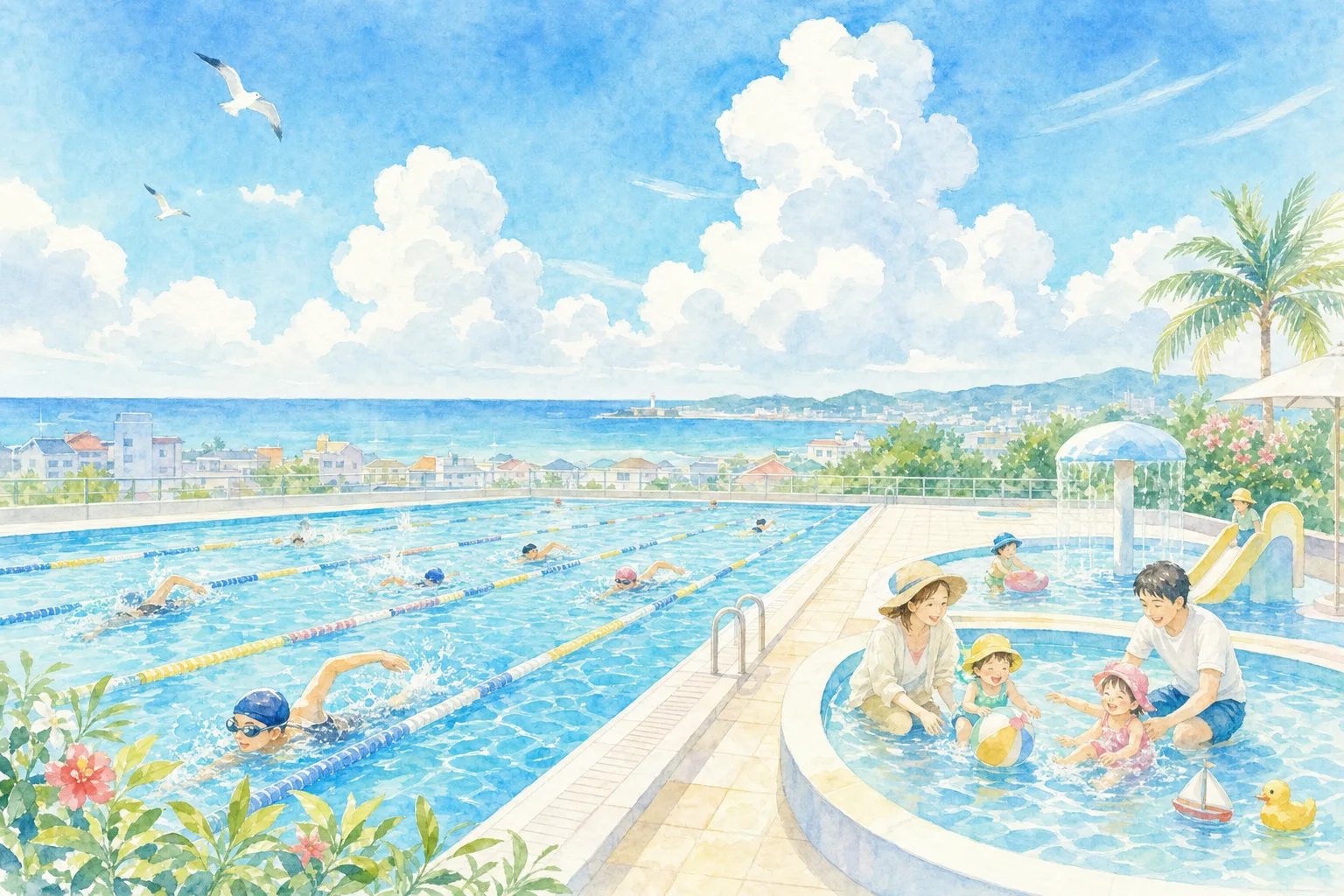2026年 大里プール 1日満喫コース