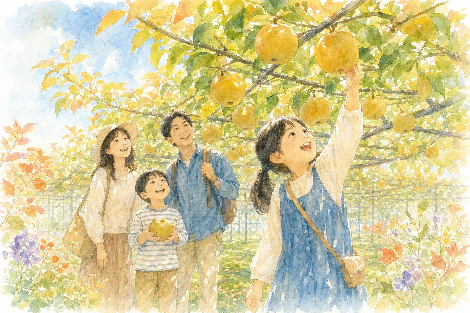 2026年 加賀谷果樹園(梨狩り)の味覚狩り 1日満喫コース