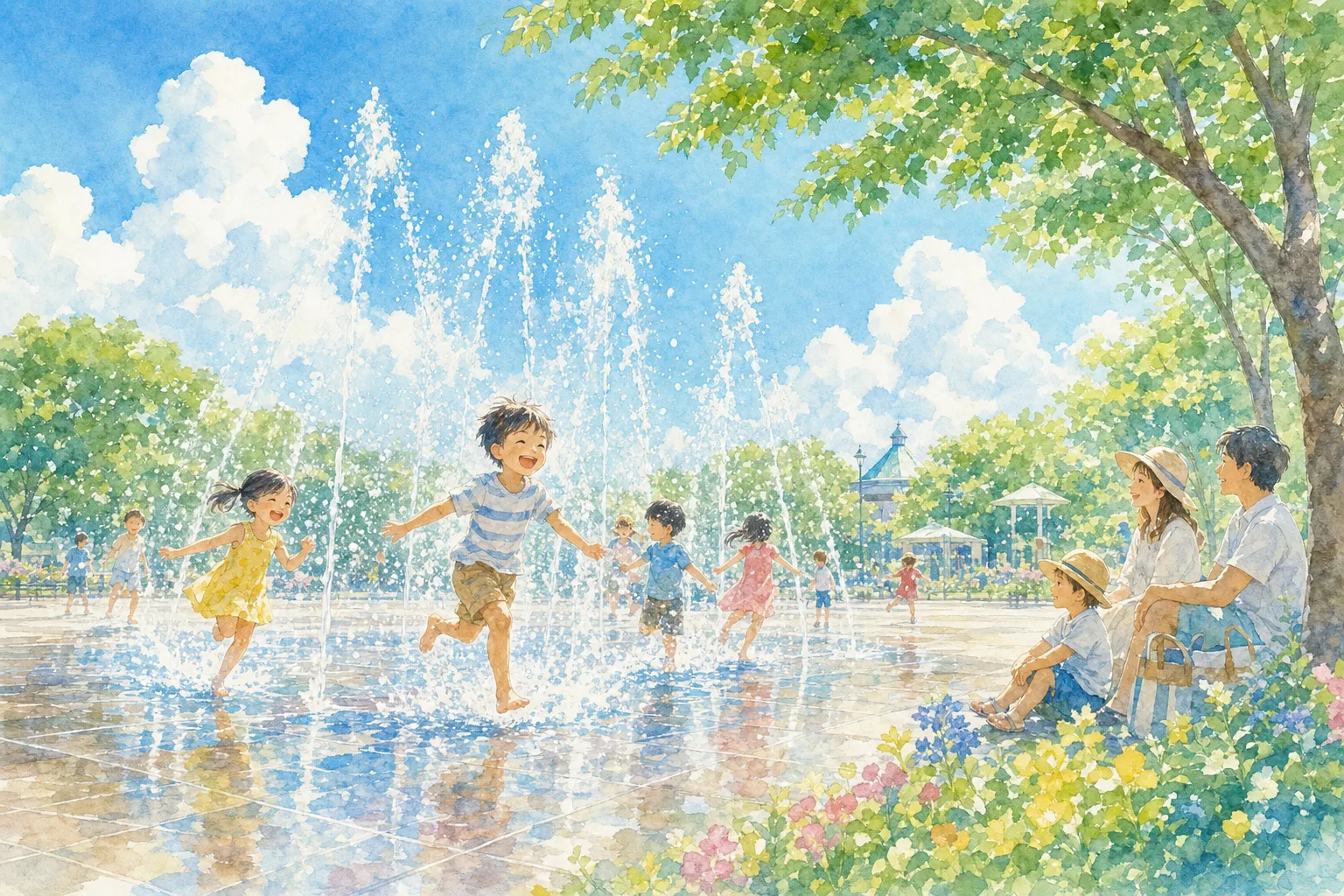 2026年 県立境川遊水地公園 噴水広場 1日満喫コース