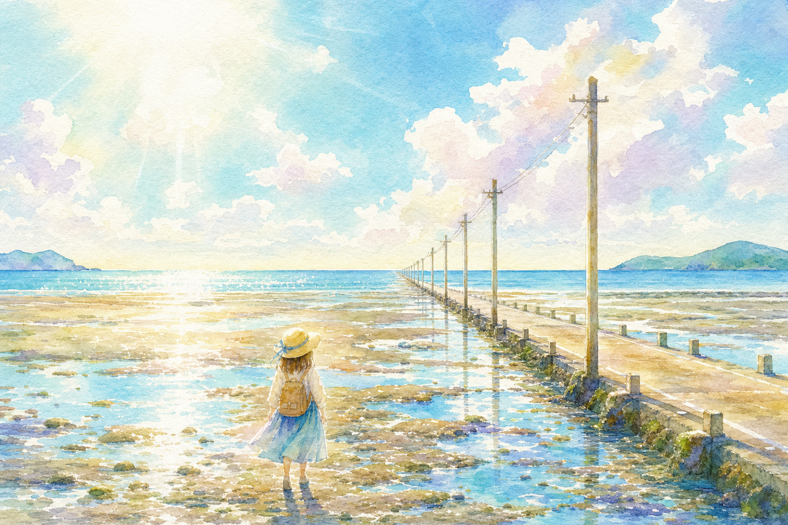 長部田海床路