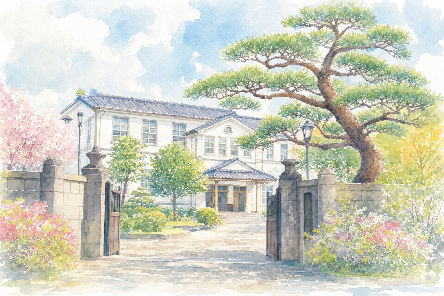 水戸城三の丸 水戸藩校弘道館