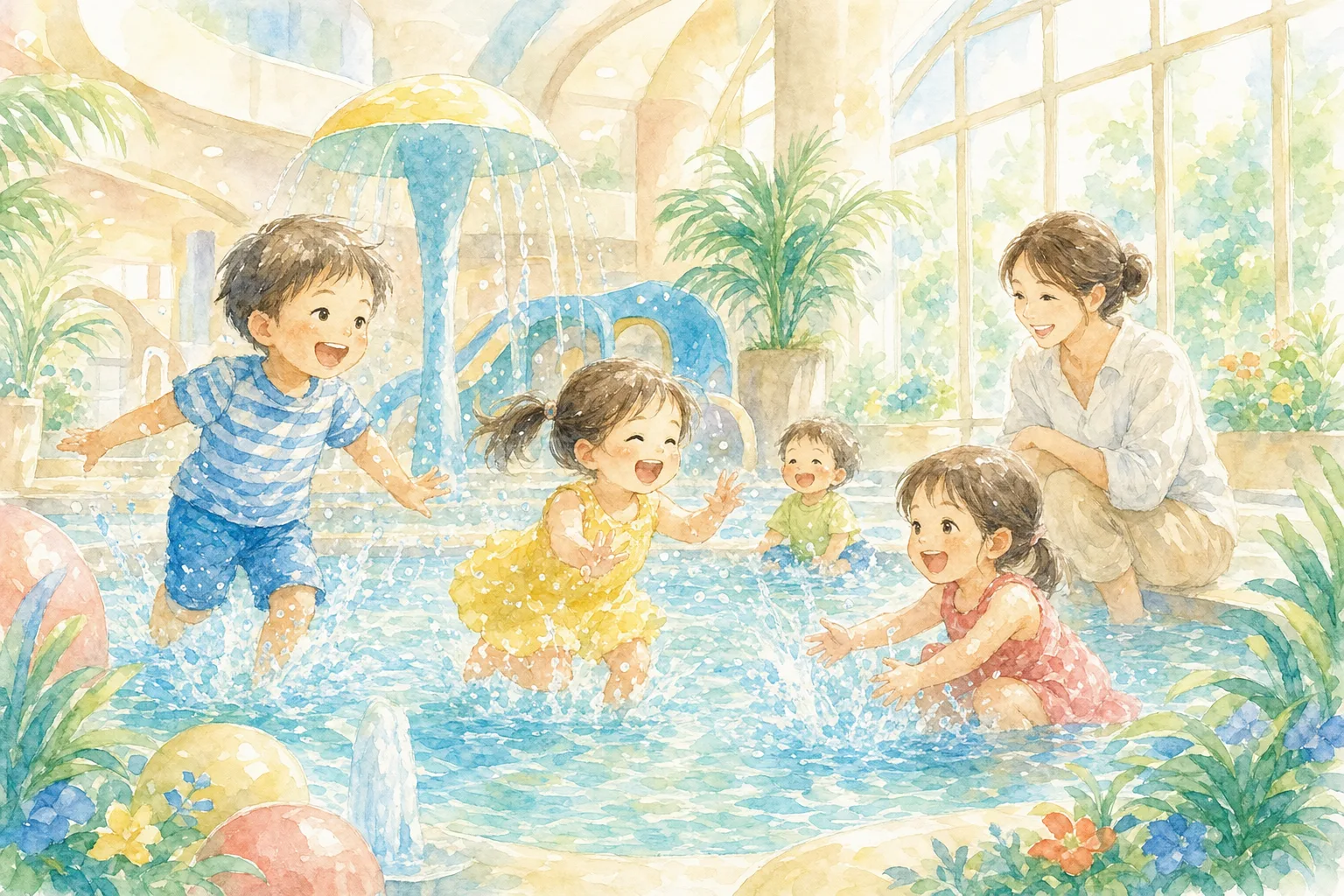 2026年 すこやか子育て交流館 じゃぶじゃぶひろば 1日満喫コース