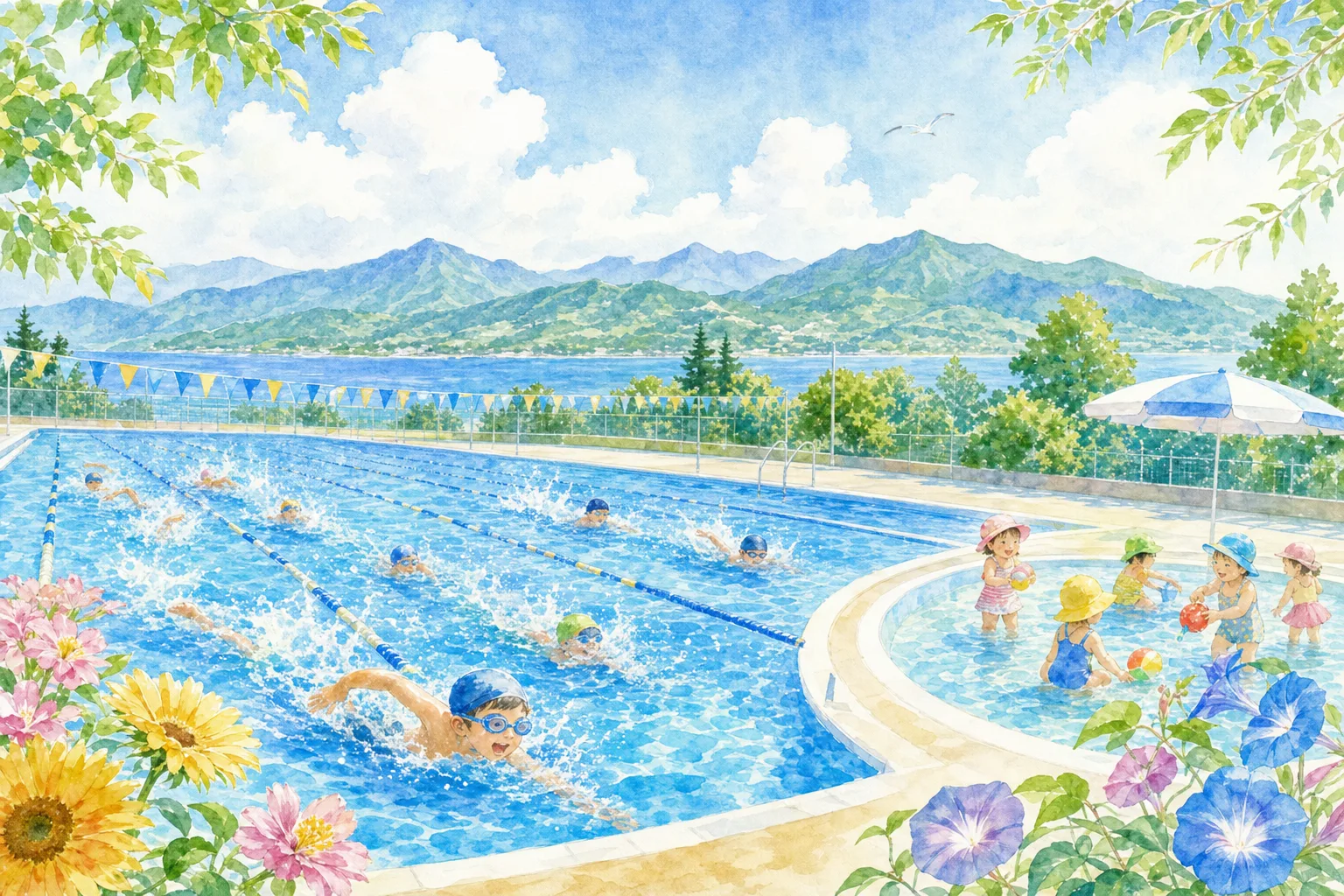 2026年 佐渡市金井プール 1日満喫コース