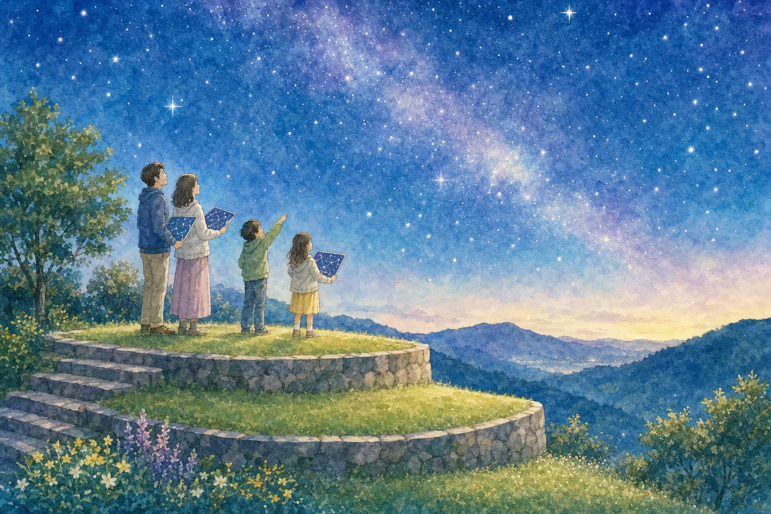 2026年 星降る展望台(野呂山)の星空 1日満喫コース