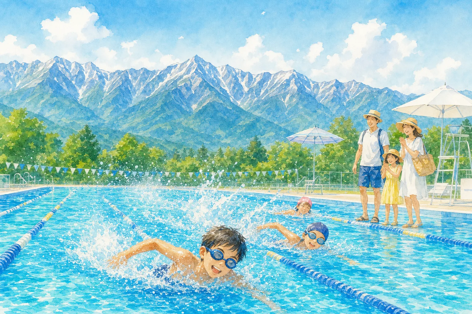 2026年 松本市沢村市民プール 1日満喫コース