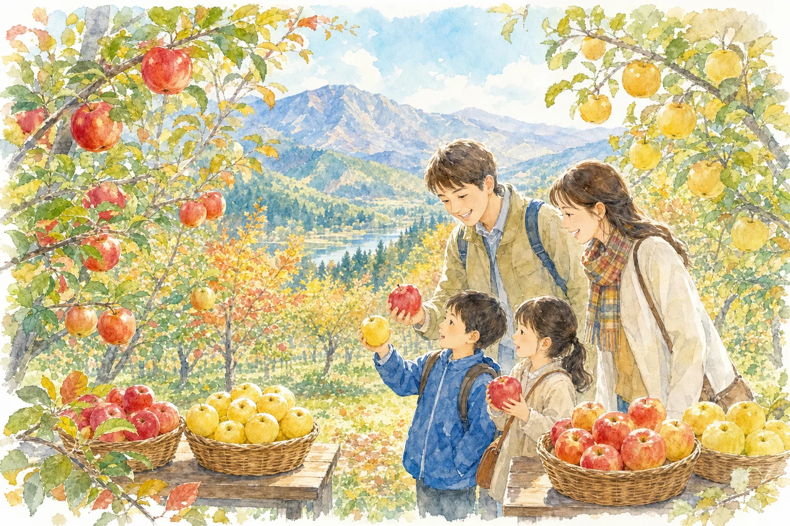 2026年 今野観光果樹園(りんご狩り)の味覚狩り 1日満喫コース