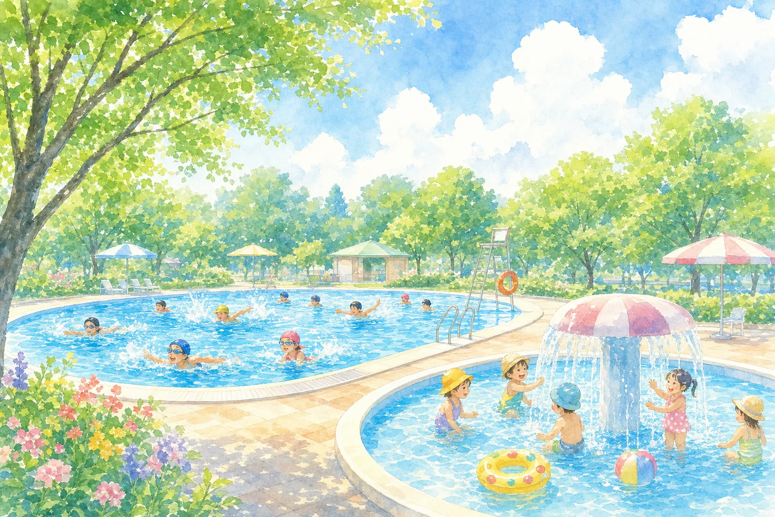 2026年 潮田公園プール 1日満喫コース