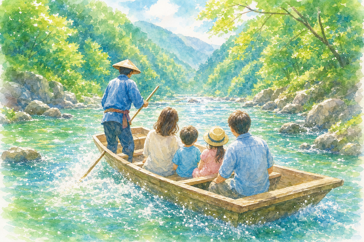 保津川下り 出発地点