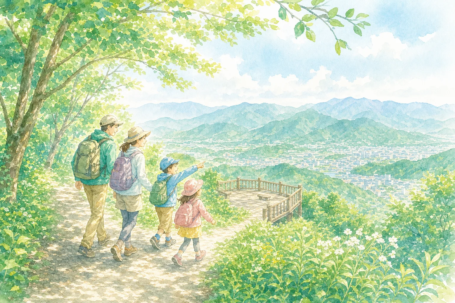 2026年 弘法山公園の涼さんぽ 1日満喫コース