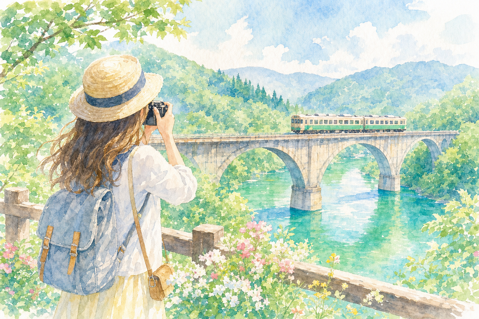 第一只見川橋梁ビューポイント
