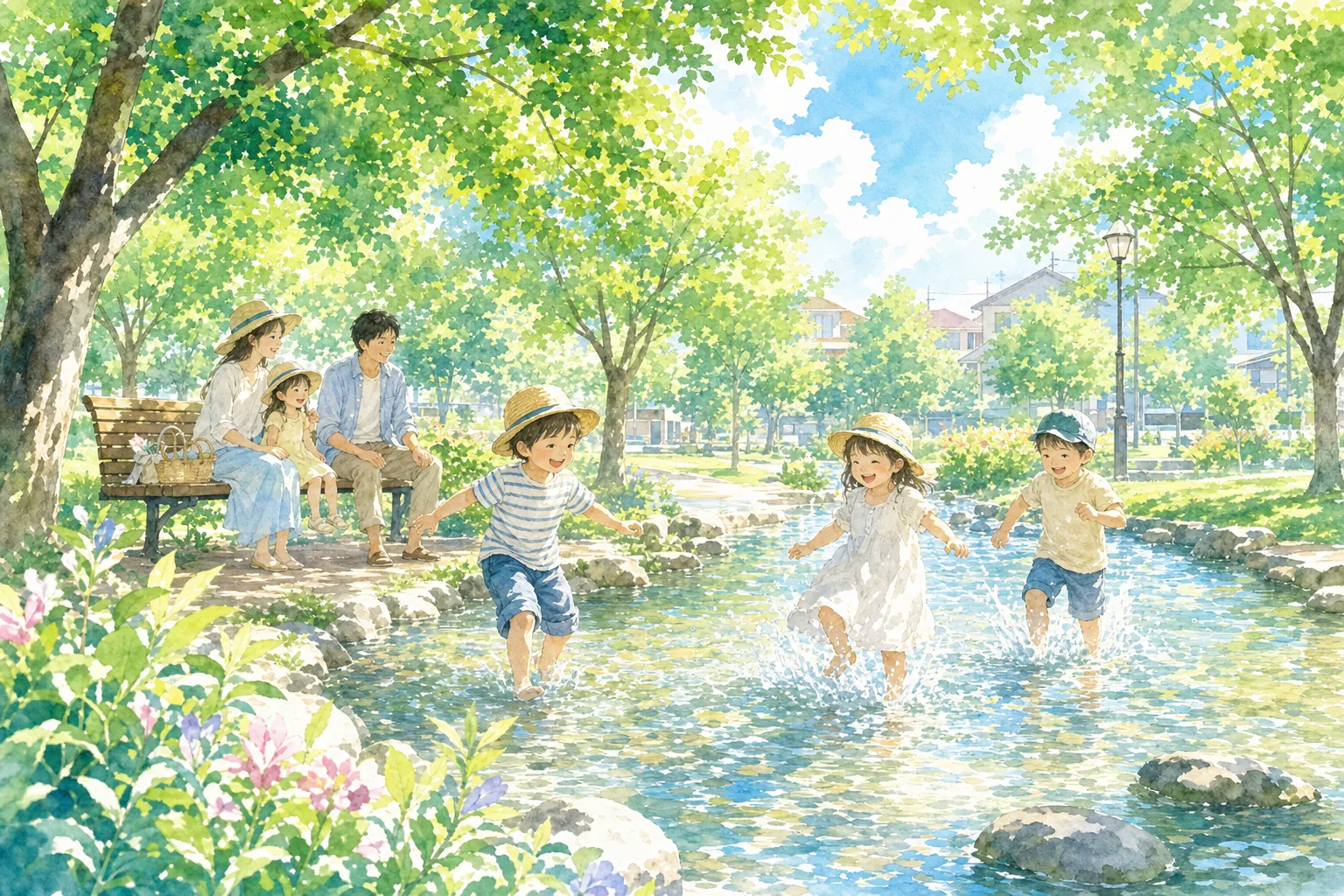 2026年 北柏木公園 流れ 1日満喫コース