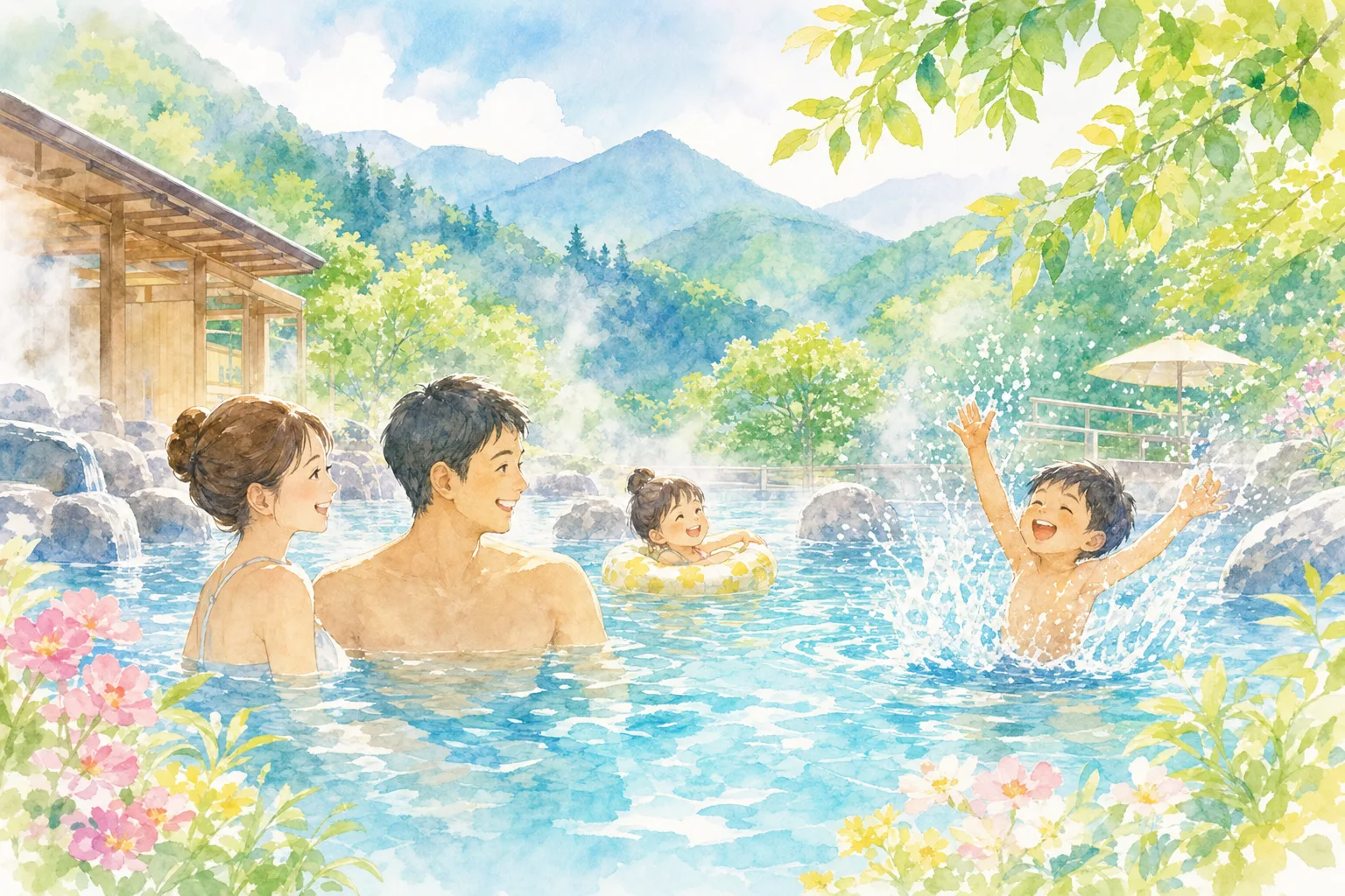 2026年 湯原温泉プール 1日満喫コース