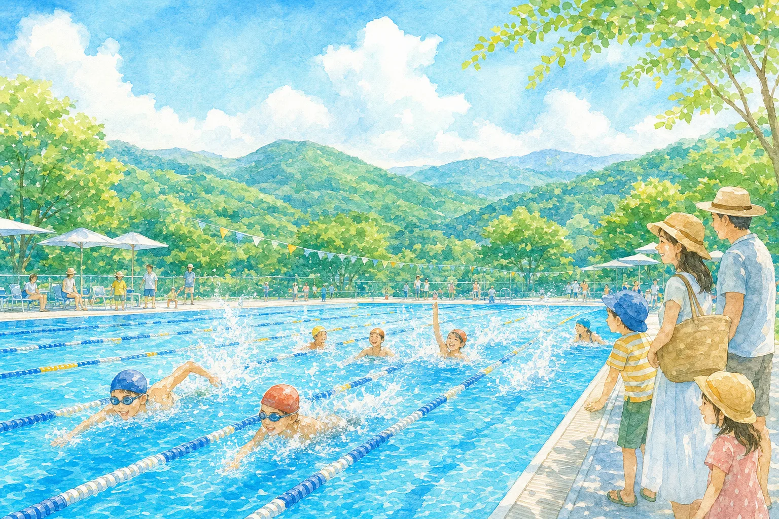 2026年 東山屋外水泳プール 1日満喫コース
