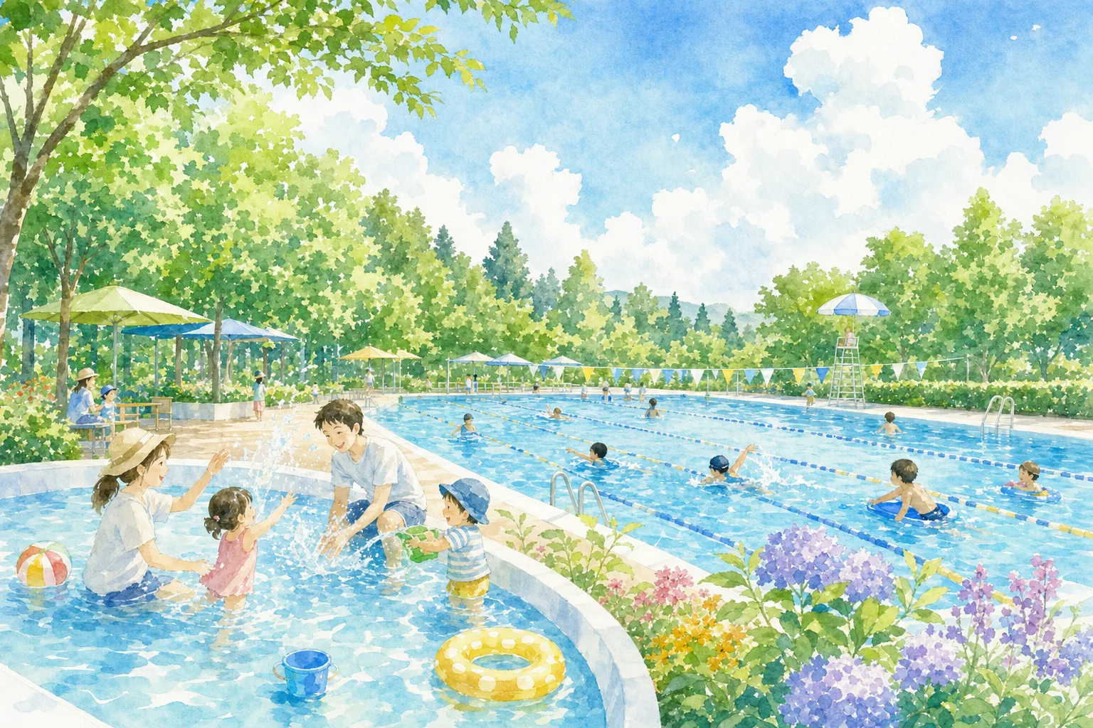 2026年 松戸運動公園プール 1日満喫コース