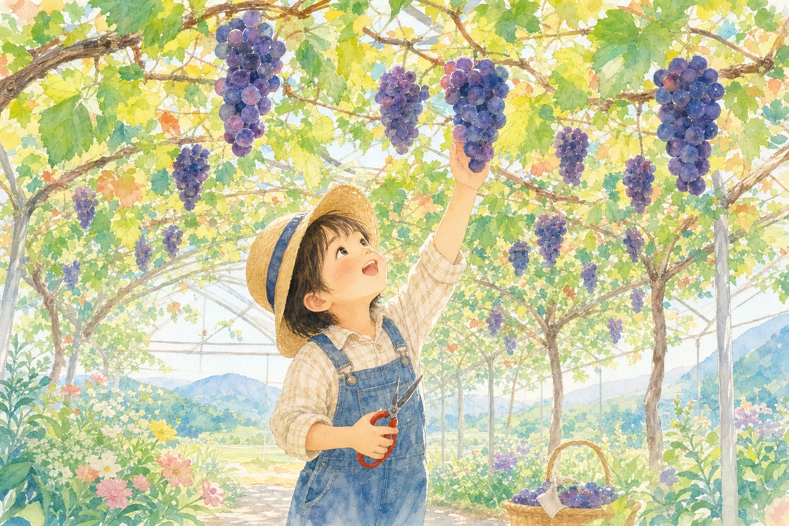 2026年 石毛果樹園(ぶどう狩り)の味覚狩り 1日満喫コース